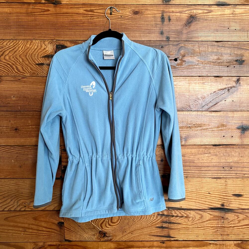 New Balance Blue Fleece Full Zip Jacket size small